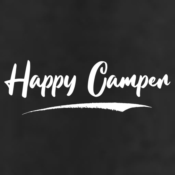 Happy Camper Funny Camping Meme Adult Drive Performance Visor