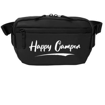 Happy Camper Funny Camping Meme Crossbody Pack