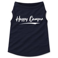 Happy Camper Funny Camping Meme Doggie Tank