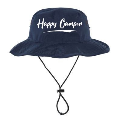 Happy Camper Funny Camping Meme Bucket Hat