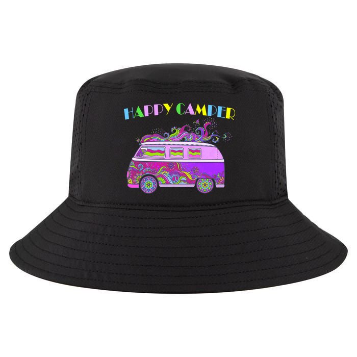 Happy Camper Hippie Van Cool Comfort Performance Bucket Hat