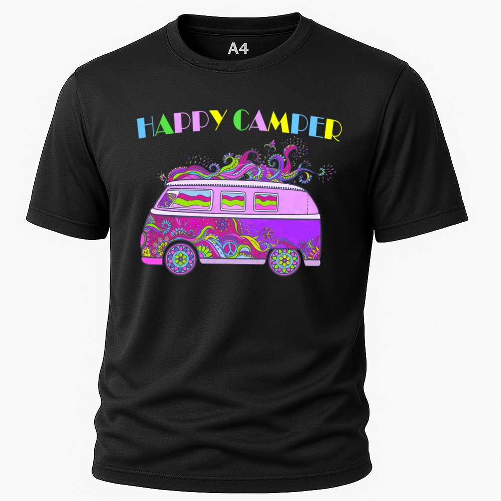 Happy Camper Hippie Van Cooling Performance Crew T-Shirt