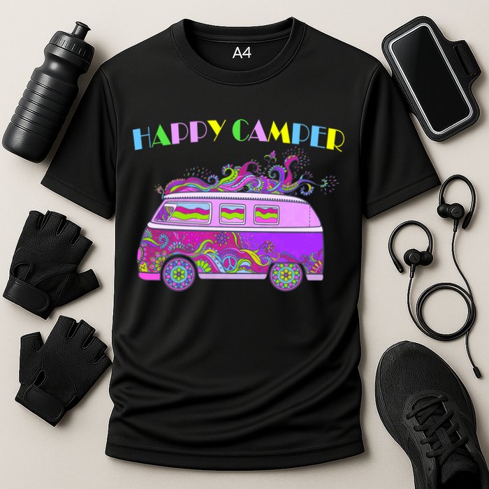 Happy Camper Hippie Van Cooling Performance Crew T-Shirt