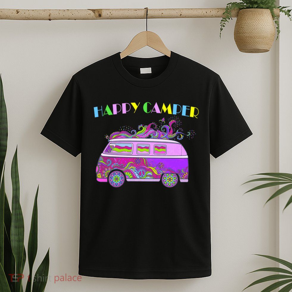 Happy Camper Hippie Van T-Shirt