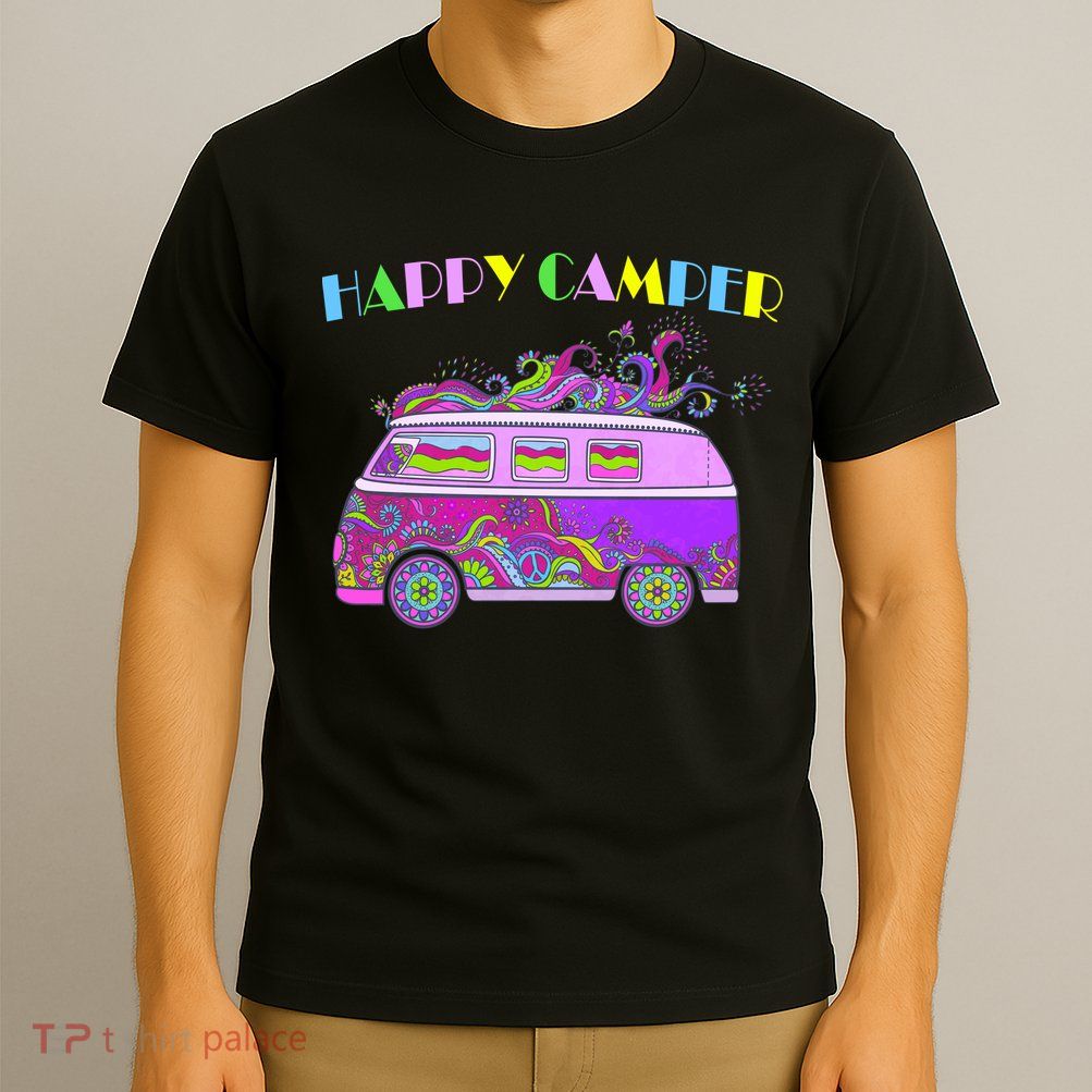 Happy Camper Hippie Van T-Shirt