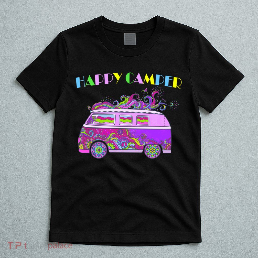 Happy Camper Hippie Van T-Shirt