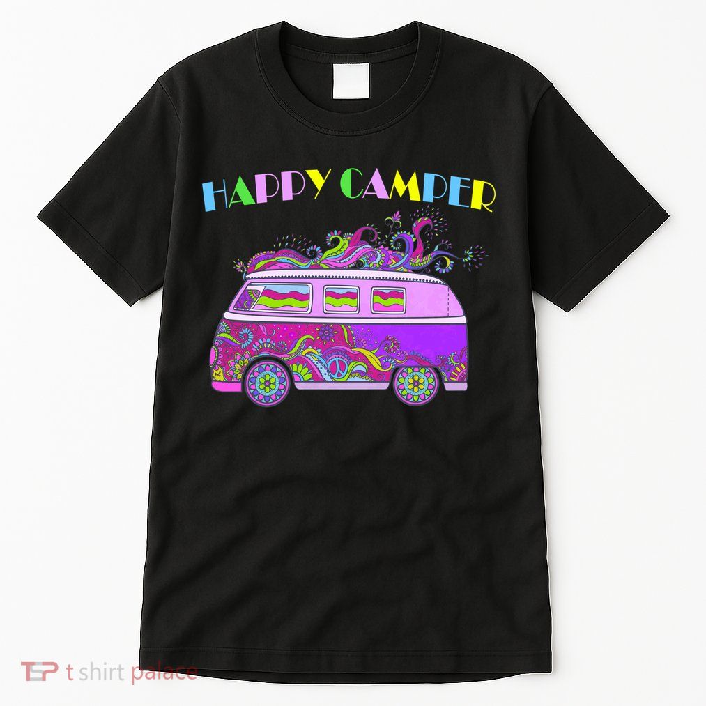 Happy Camper Hippie Van Tall T-Shirt