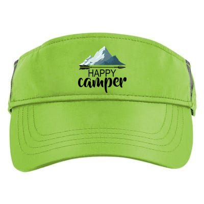 Happy Camper In The Mountains Adult Drive Performance Visor