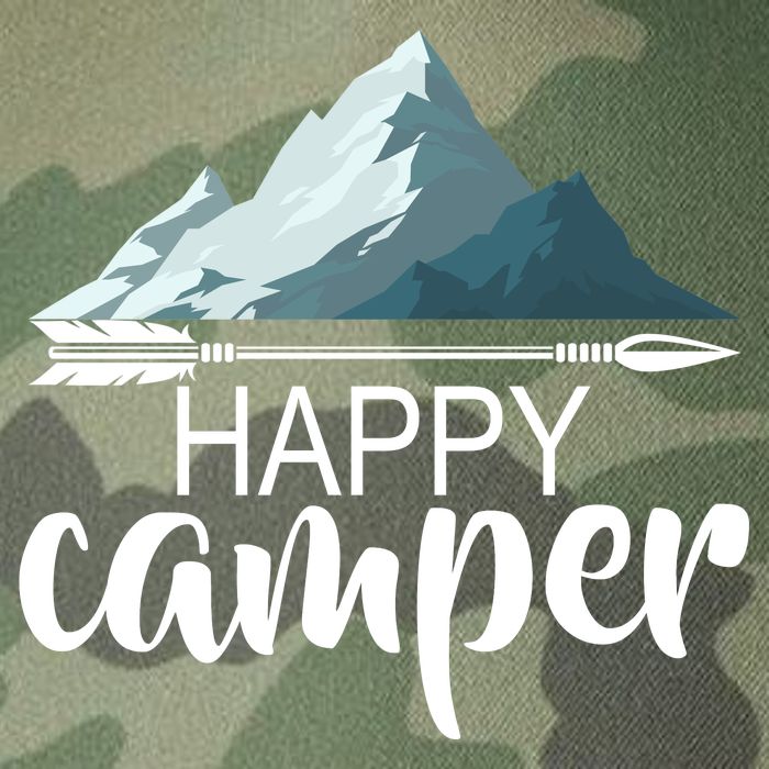 Happy Camper In The Mountains Legacy Tie Dye Trucker Hat