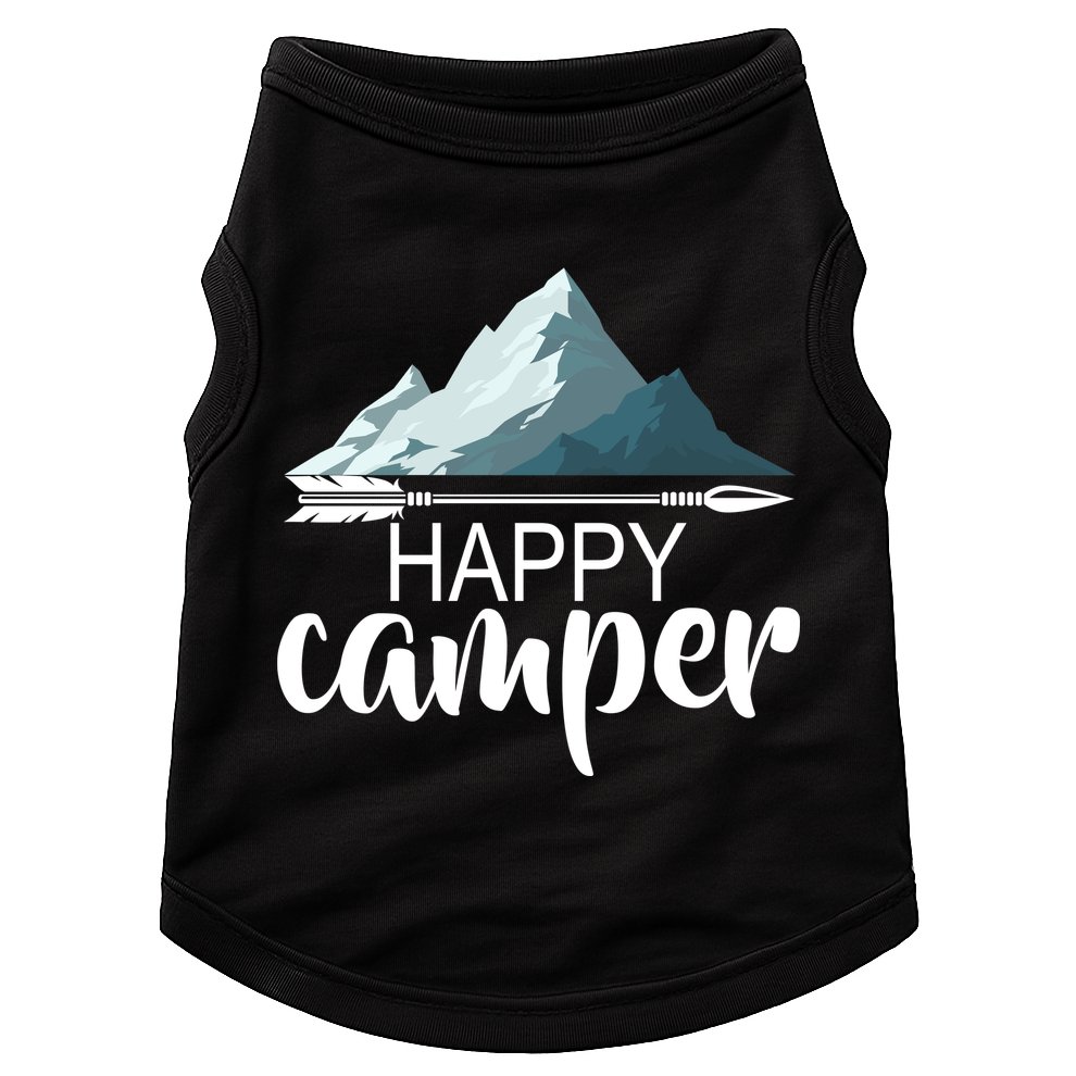 Happy Camper In The Mountains Doggie Tank