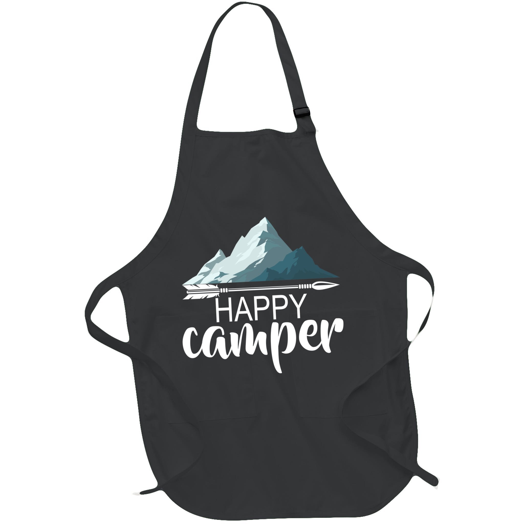 Happy Camper In The Mountains Apron