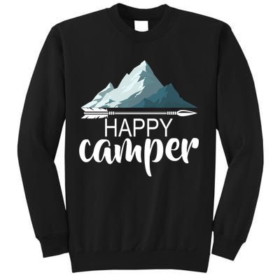 Happy Camper In The Mountains Sweatshirt