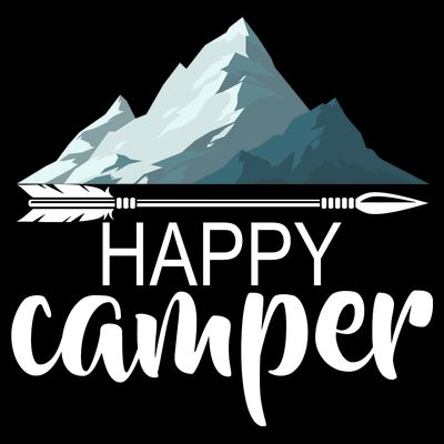 Happy Camper In The Mountains T-Shirt
