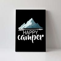 Happy Camper In The Mountains Canvas