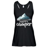 Happy Camper In The Mountains Ladies Essential Flowy Tank