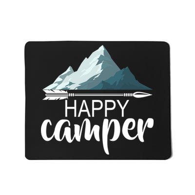 Happy Camper In The Mountains Mousepad