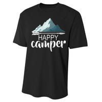 Happy Camper In The Mountains Performance Sprint T-Shirt