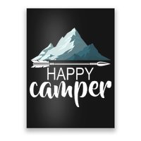 Happy Camper In The Mountains Poster