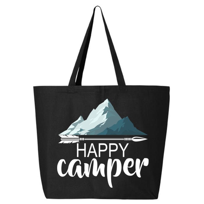 Happy Camper In The Mountains 25L Jumbo Tote
