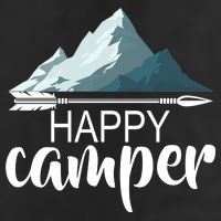 Happy Camper In The Mountains 25L Jumbo Tote