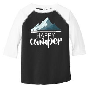 Happy Camper In The Mountains Toddler Fine Jersey T-Shirt