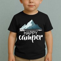 Happy Camper In The Mountains Toddler T-Shirt
