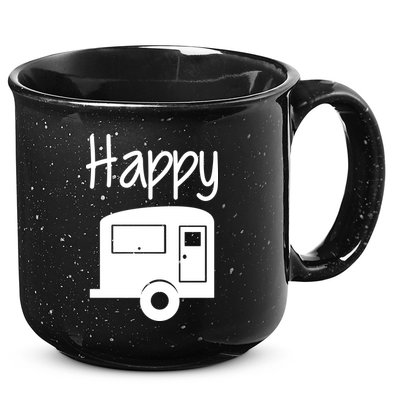 Happy Camper RV Camping 15oz Campfire Ceramic Mug