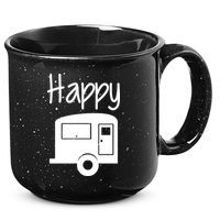 Happy Camper RV Camping 15oz Campfire Ceramic Mug