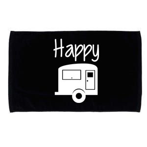 Happy Camper RV Camping Microfiber Hand Towel