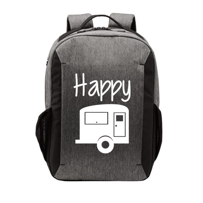 Happy Camper RV Camping Vector Backpack