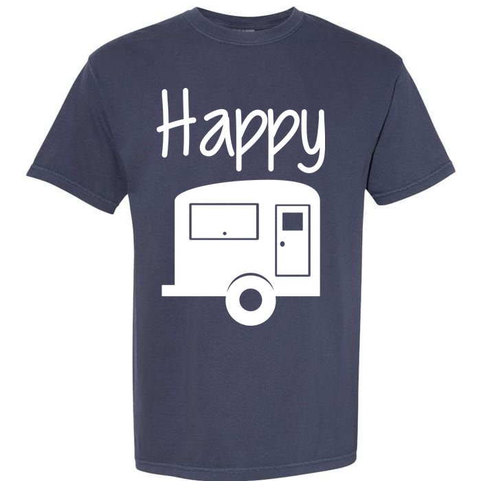 Happy Camper RV Camping Garment-Dyed Heavyweight T-Shirt