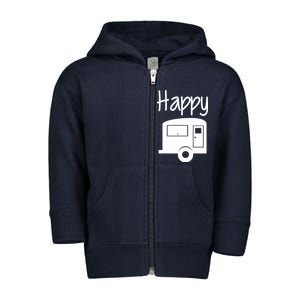 Happy Camper RV Camping Toddler Zip Fleece Hoodie