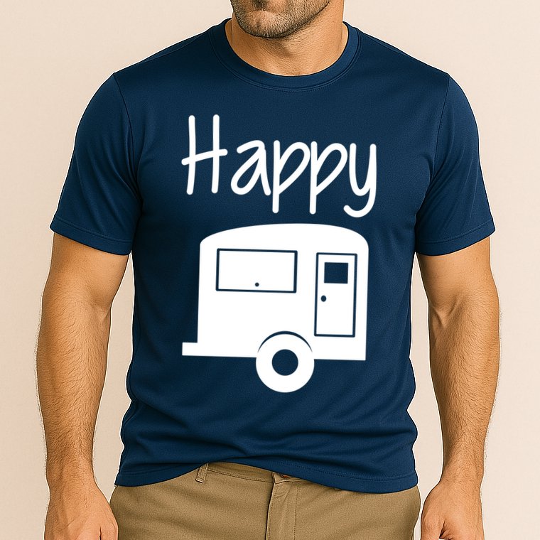 Happy Camper RV Camping Performance Shirt
