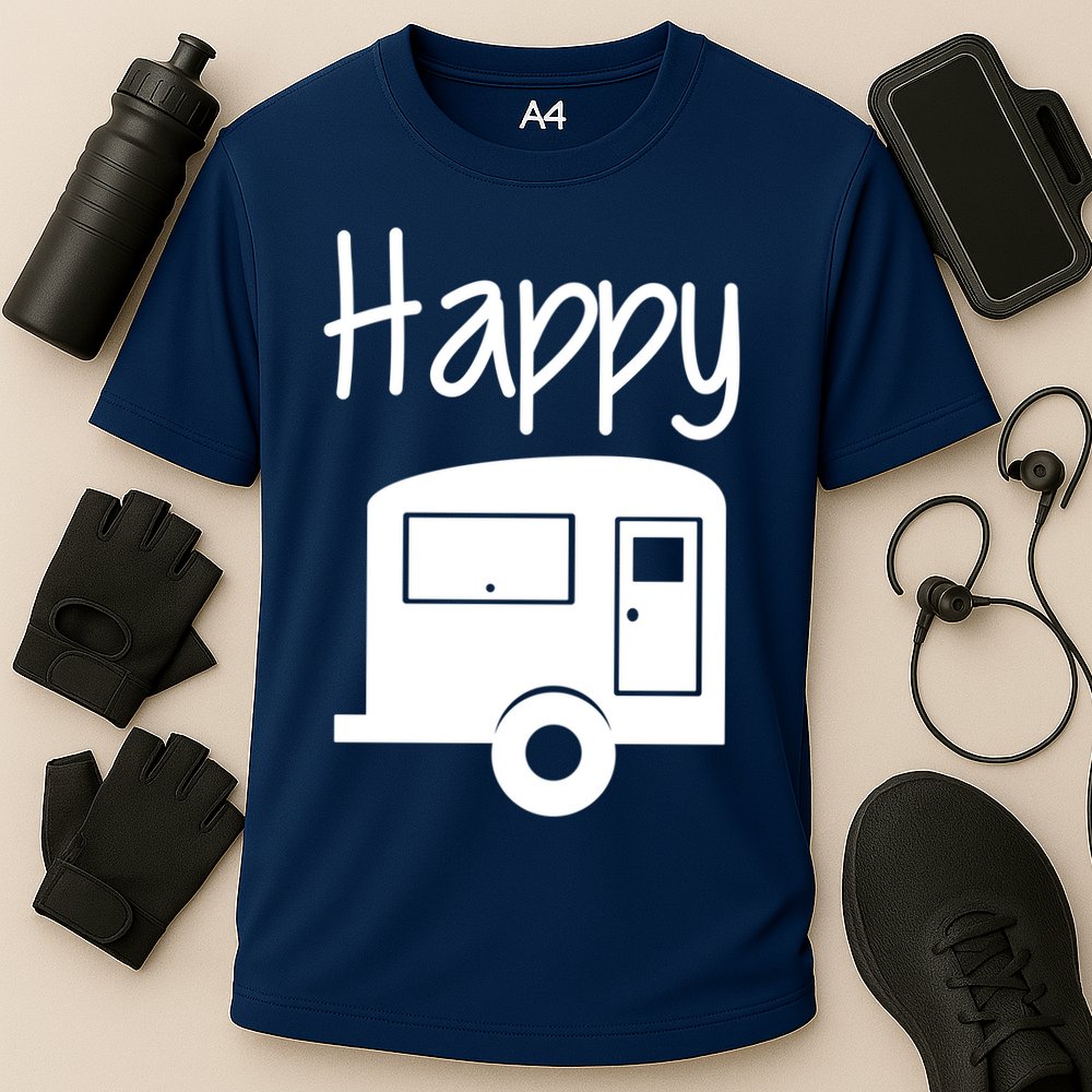 Happy Camper RV Camping Performance Shirt