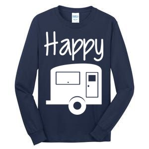 Happy Camper RV Camping Tall Long Sleeve T-Shirt