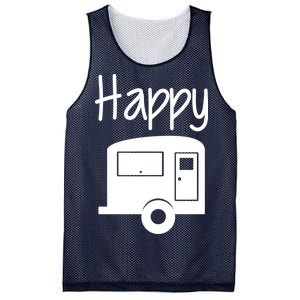 Happy Camper RV Camping Mesh Reversible Basketball Jersey Tank