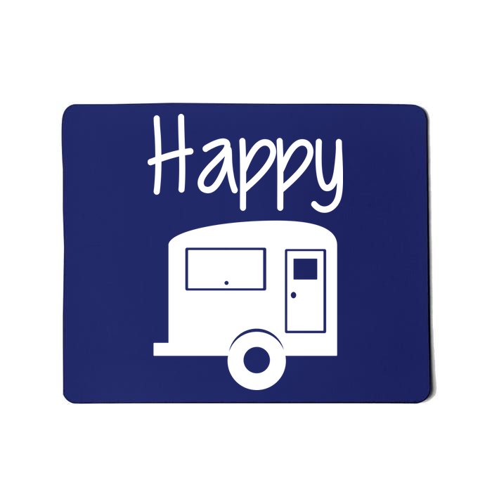 Happy Camper RV Camping Mousepad