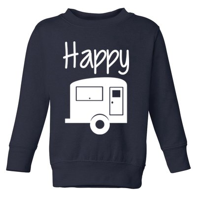 Happy Camper RV Camping Toddler Sweatshirt