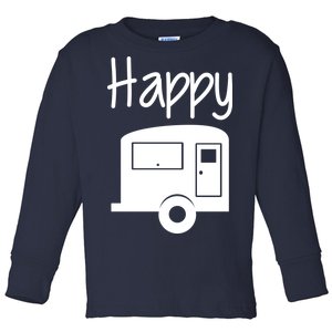 Happy Camper RV Camping Toddler Long Sleeve Shirt