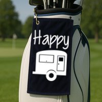 Happy Camper RV Camping Golf Towel