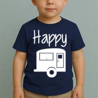 Happy Camper RV Camping Toddler T-Shirt