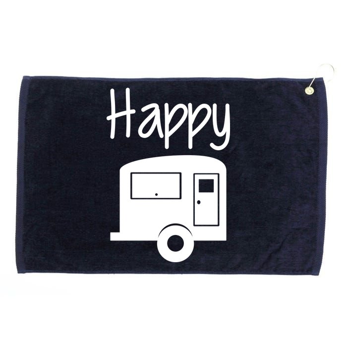 Happy Camper RV Camping Grommeted Golf Towel