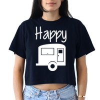 Happy Camper RV Camping Crop Top