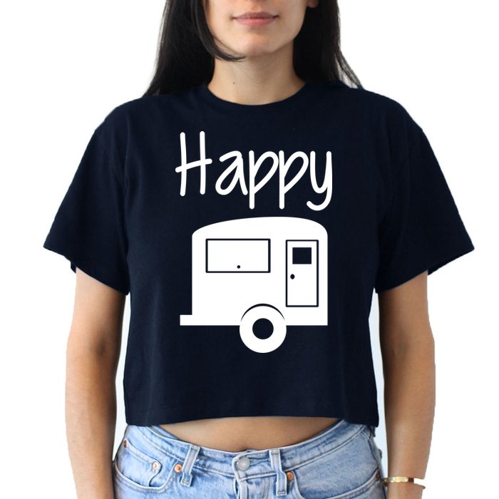 Happy Camper RV Camping Crop Top