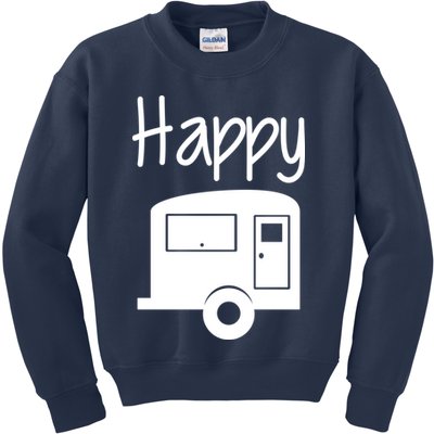 Happy Camper RV Camping Kids Sweatshirt