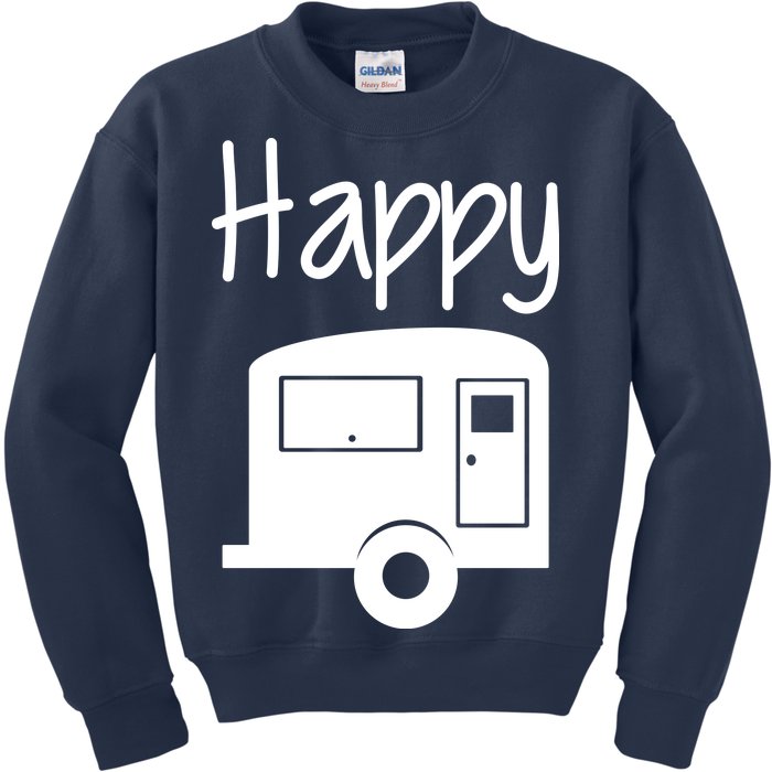 Happy Camper RV Camping Kids Sweatshirt