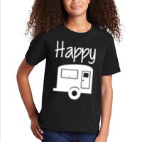 Happy Camper RV Camping Kids T-Shirt