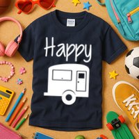Happy Camper RV Camping Kids T-Shirt