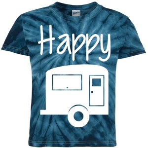 Happy Camper RV Camping Kids Tie-Dye T-Shirt