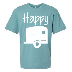 Happy Camper RV Camping Sueded Cloud Jersey T-Shirt